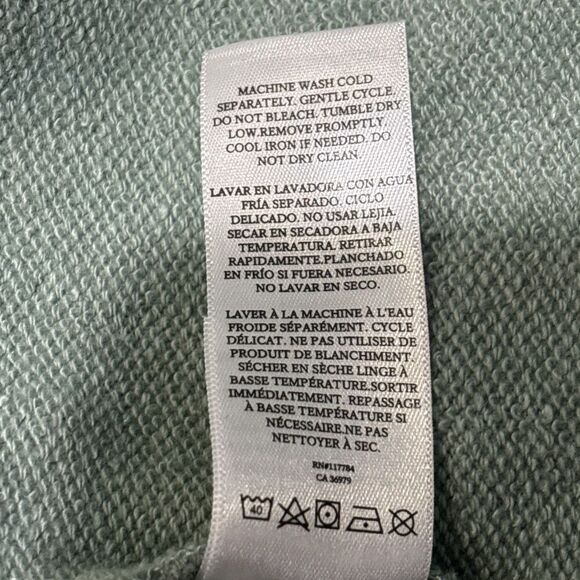 Rails Women's Reeves Sherbert Tie Dye Terry Sweatshirt Raw Hem Size Small - Picture 15 of 15